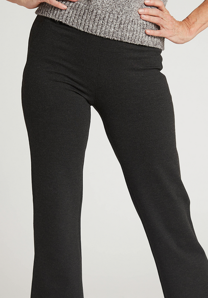 Boot-Cut | Classic Dress Pant Yoga Pant (Charcoal)