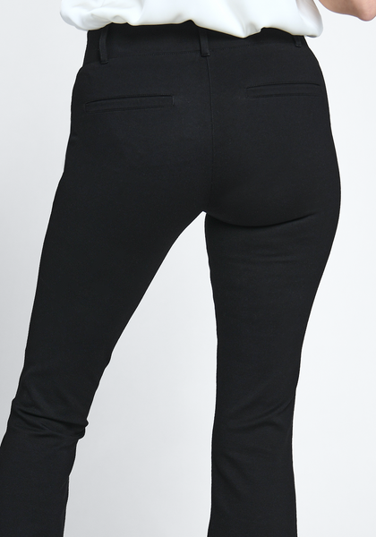 Classic Dress Pant Yoga Pant, Bootcut (Black)