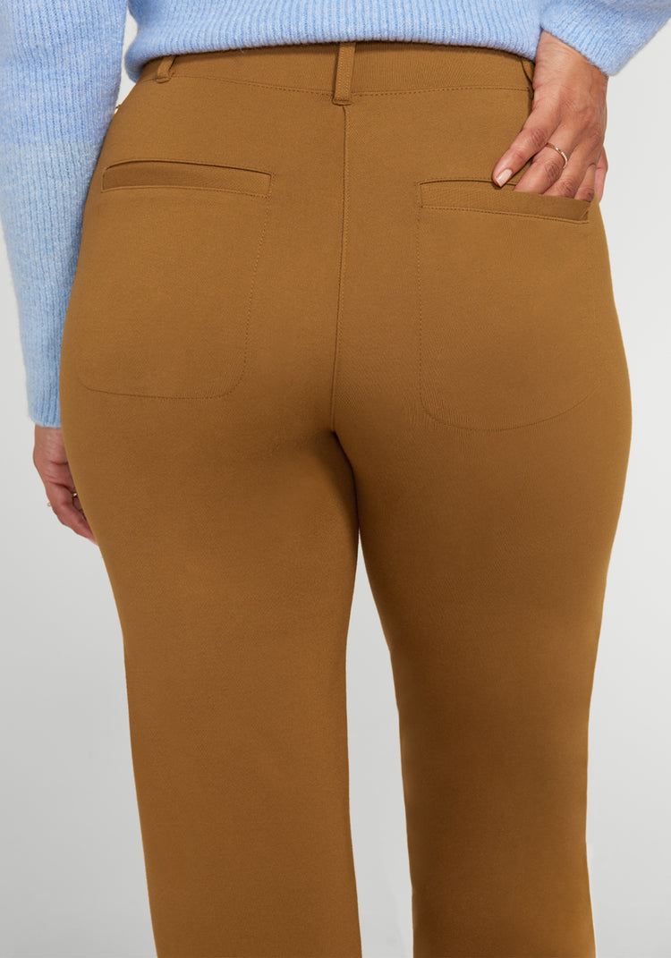 Easy Crop Trouser | Straight (Nutmeg)