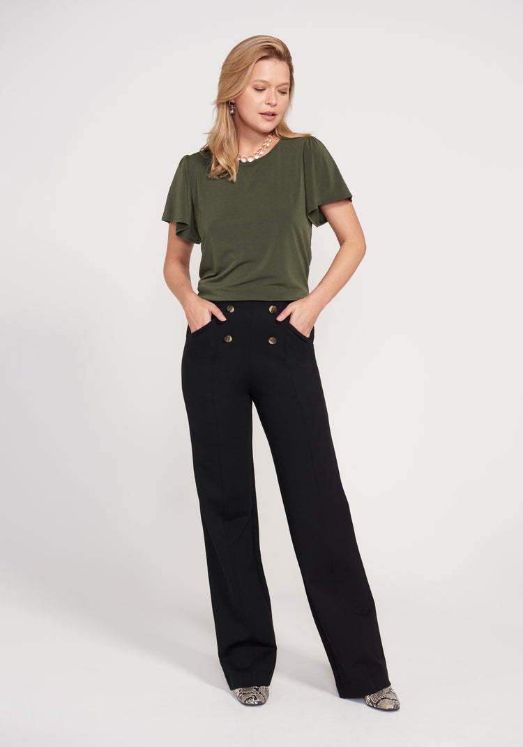 Atlantic Pant | Wide (Black)