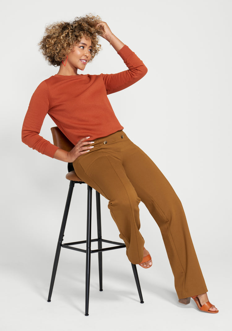 Atlantic Pant | Wide (Nutmeg)