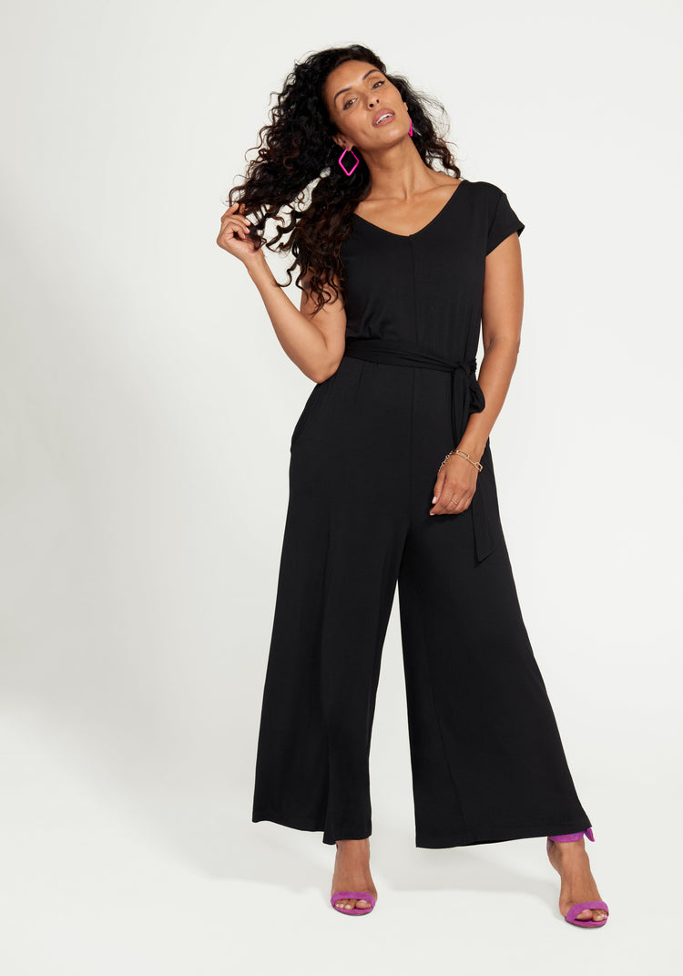 Day to Night Jumpsuit Black Betabrand