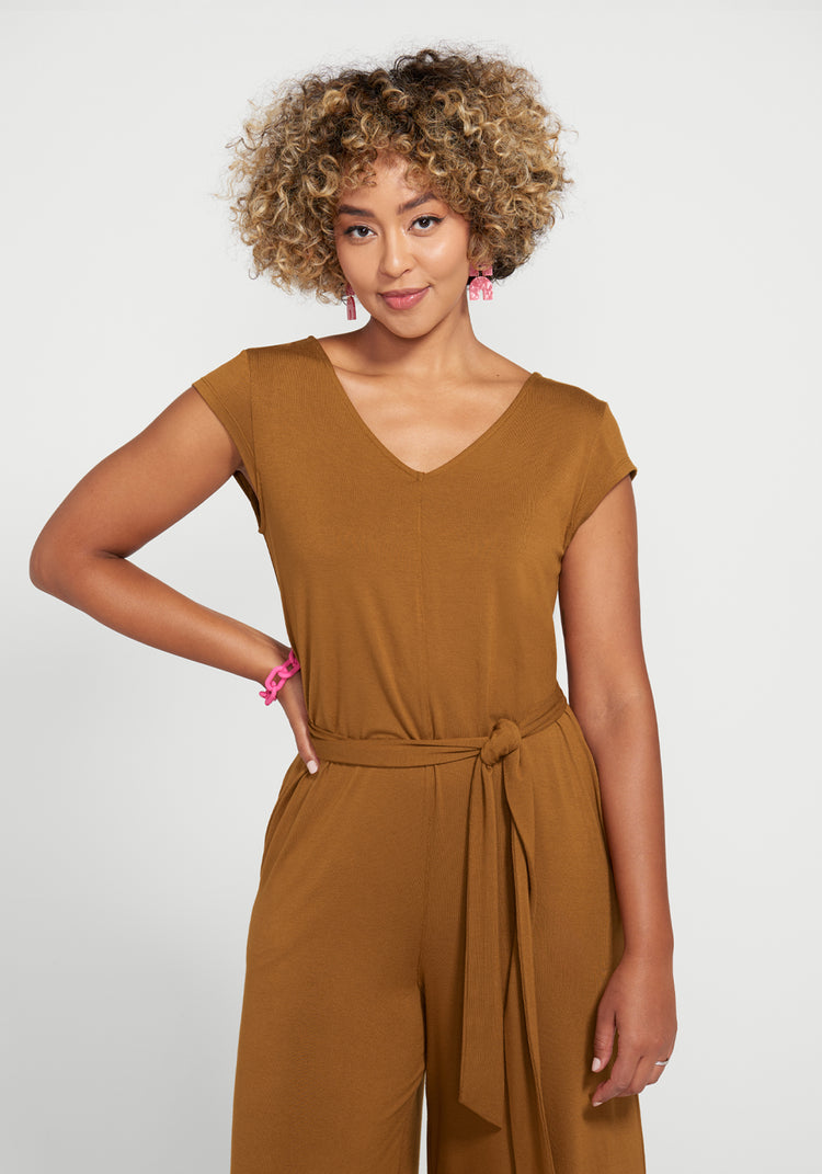 Day to Night Jumpsuit (Nutmeg)