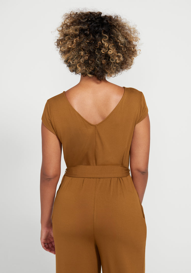 Day to Night Jumpsuit (Nutmeg)