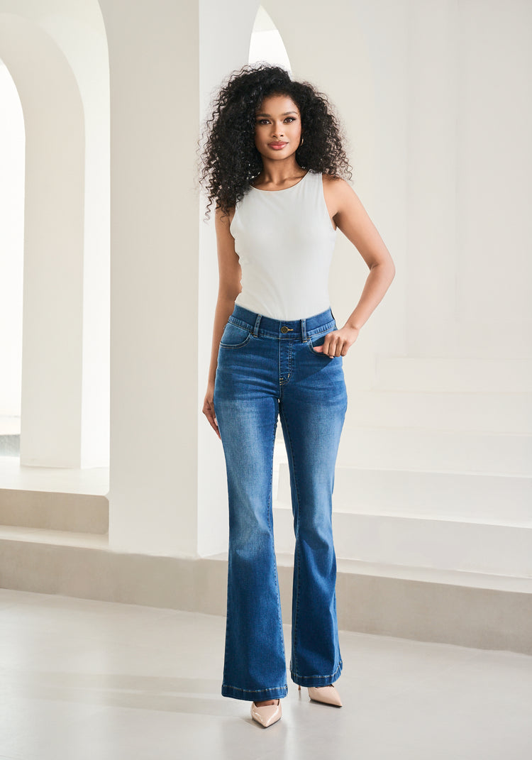 Signature High-Rise Denim | Flare (Alamo Wash)