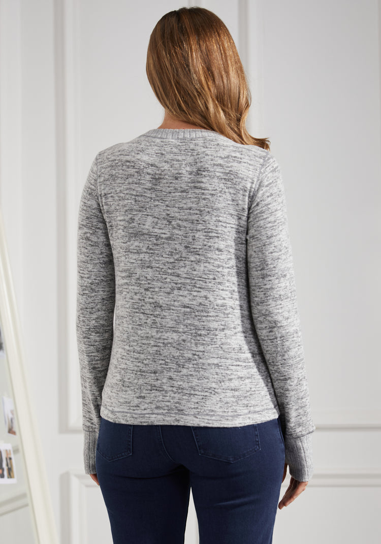 UltraEase Scoop Long Sleeve (Charcoal)