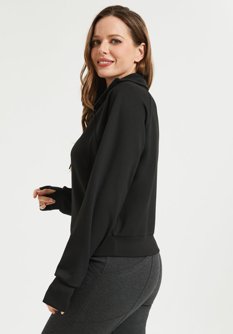 AirFlex Quarter Zip Pullover (Black)