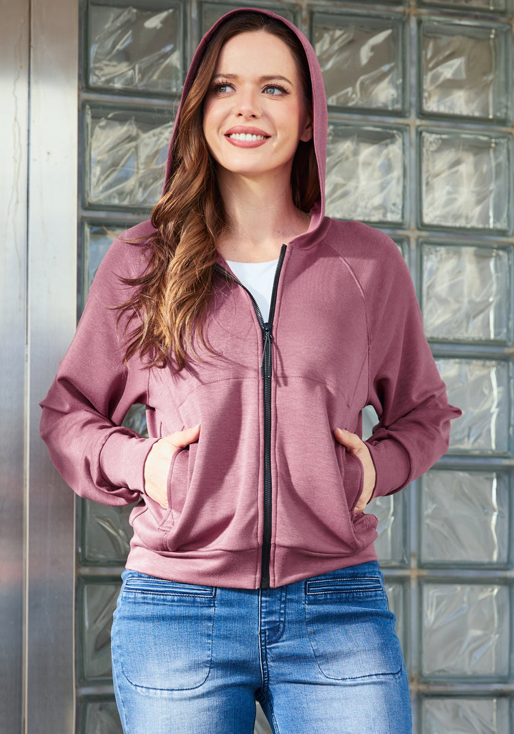 AirFlex Zip Hoodie (Rose)