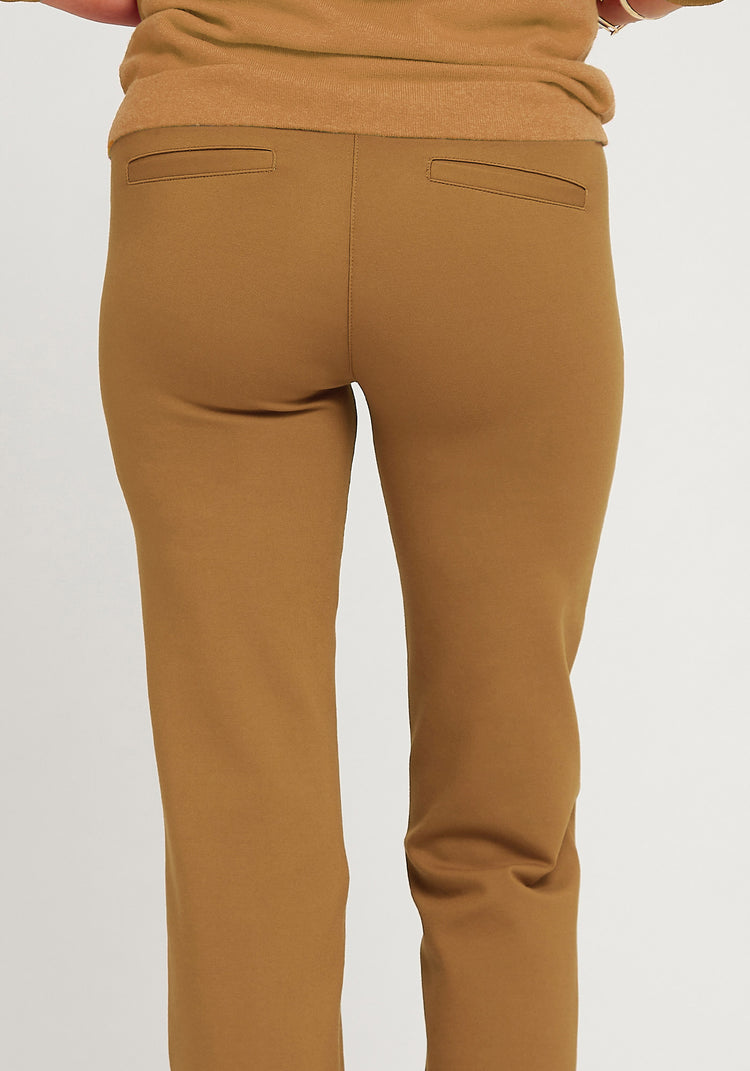 Classic Dress Pant Yoga Pant | Straight (Nutmeg)