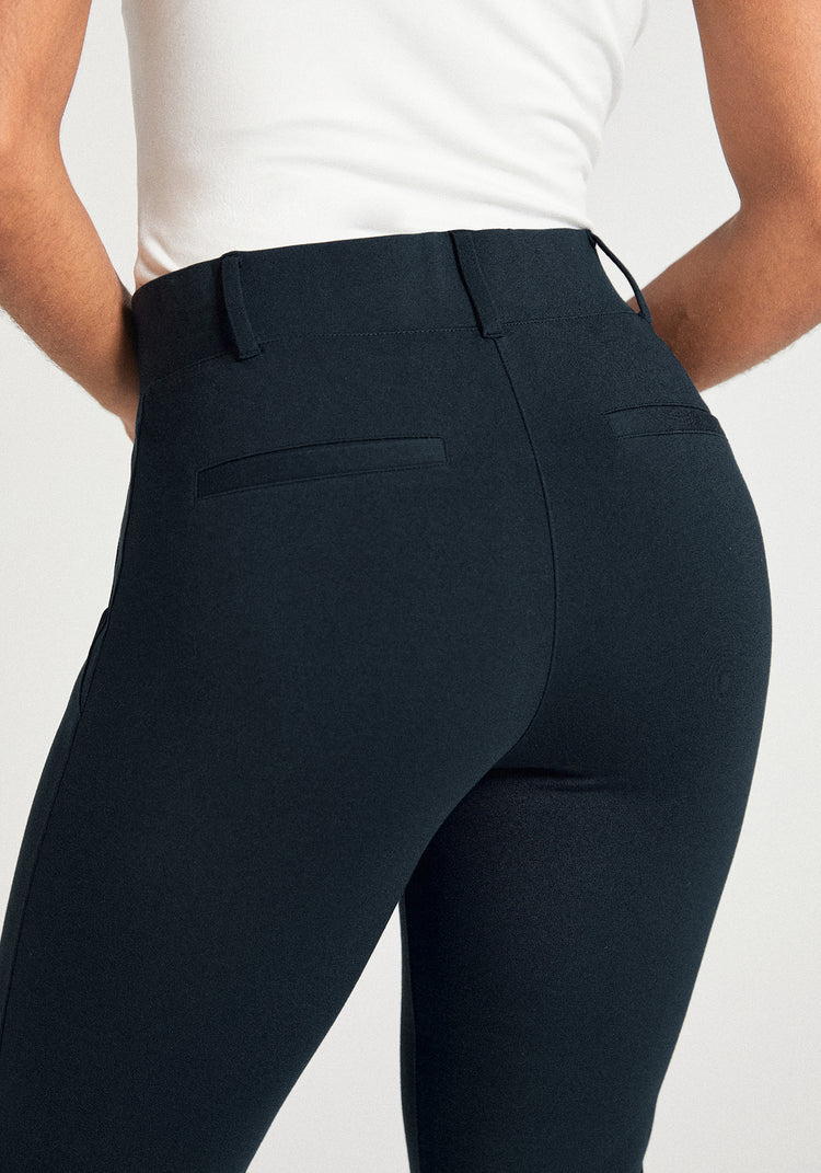 Classic Dress Pant Yoga Pant Bootcut Navy Betabrand