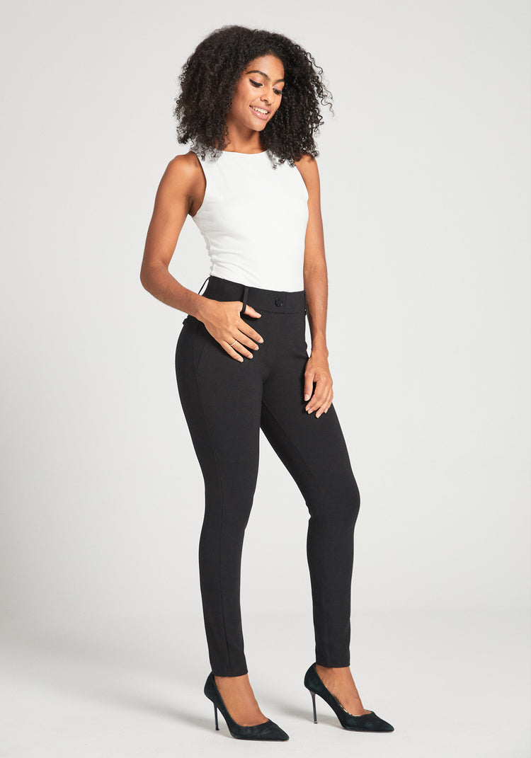 Classic Dress Pant Yoga Pant Skinny Black Betabrand