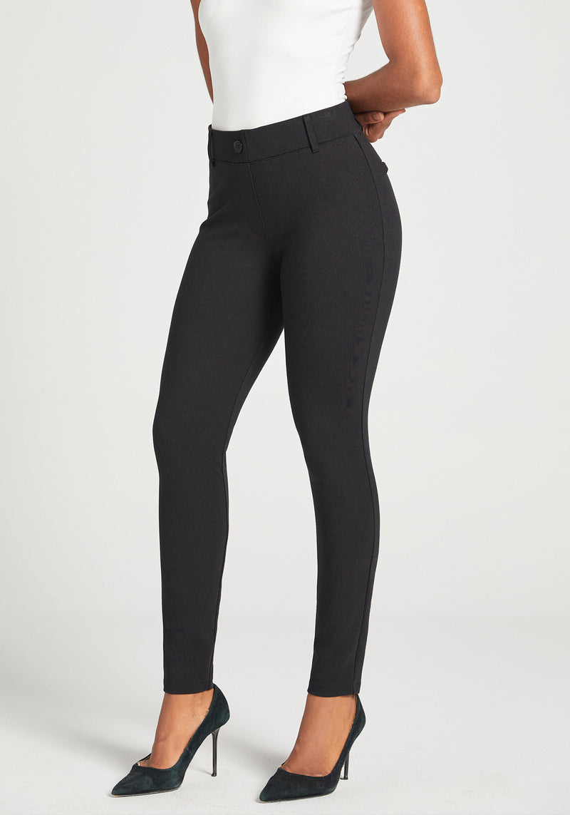 Classic Dress Pant Yoga Pant | Skinny (Black)