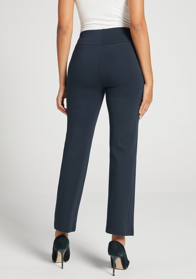 Monroe Crop Trouser | Straight (Navy)