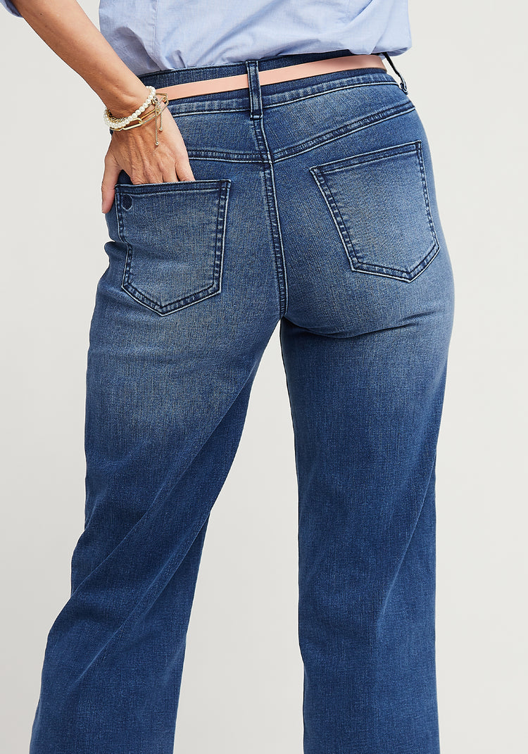 Boyfriend Crop Jean | Straight (Canyon Wash)