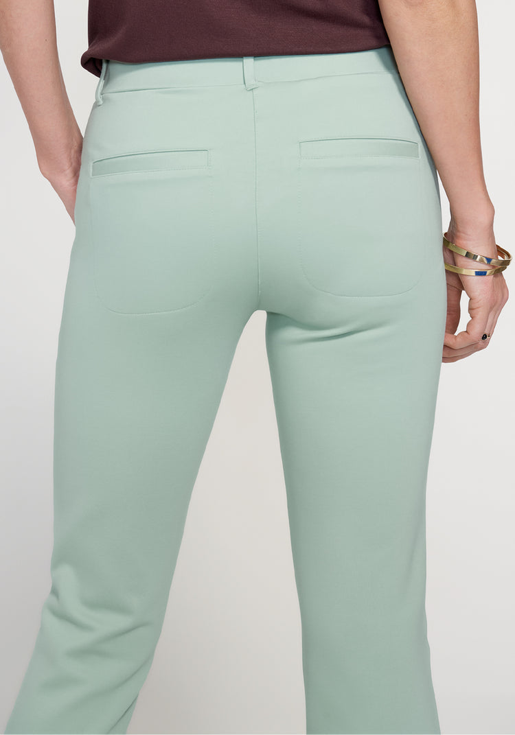 7-Pocket Dress Pant Yoga Pant | Bootcut (Muted Mint)