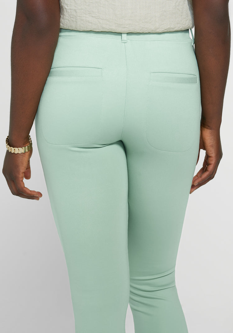 7-Pocket Dress Pant Yoga Pant | Skinny (Muted Mint)