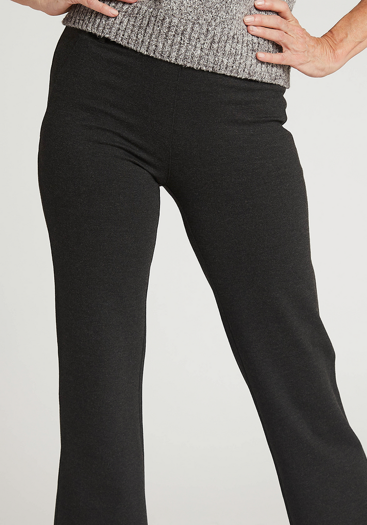 Boot Cut Classic Dress Pant Yoga Pant Charcoal Betabrand