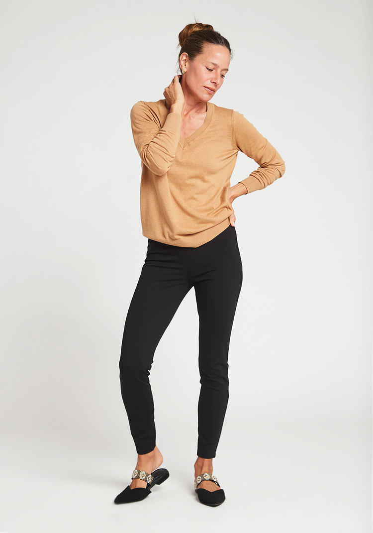 Skinny Leg Classic Dress Pant Yoga Pants Black Betabrand