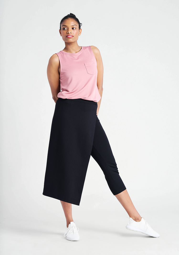 Betabrand skirt pants on sale