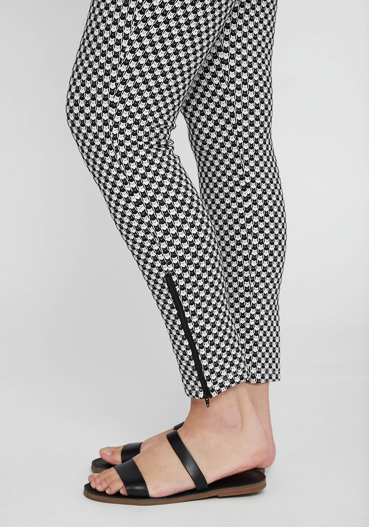 Skinny-Leg | Pencil Dress Pant Yoga Pants (Catstooth)